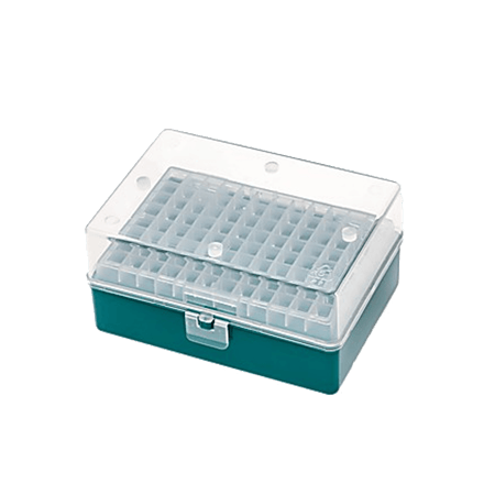 96 Place PCR Tube Storage Rack with Clear Lid